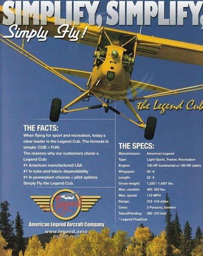 2006 legend cub - 2006, ad