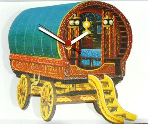 Gypsy caravan wall hanging - caravan,