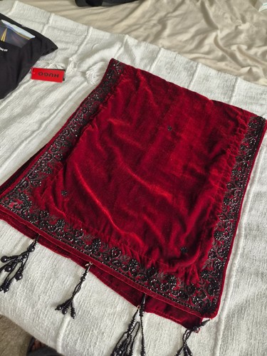 Asian red velvet - velvet, pakistani