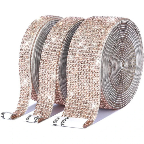 Self adhesive bling silver - self,