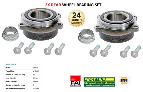 Rear wheel bearings for - 2x,