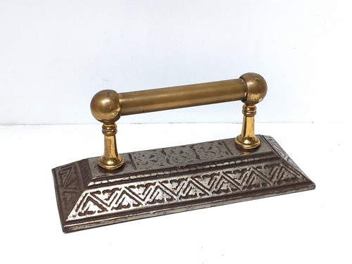 Antique fireside tool rest - antique,