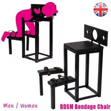 BDSM Sex Chair Body Explore Love Game Bondage Restraint Handcuffs Kneeling Chair