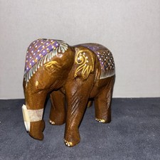 Wooden Elephant Ornament