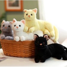 30CM Cat Plush Doll White Cat