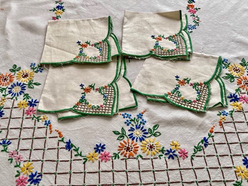 Vintage large linen hand - vintage,