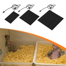 Reptile Heating Pad Heater Warmer Heat Mat for Breeding Small Animals Bird
