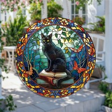 Midnight Cat Suncatcher