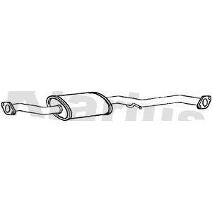 Klarius centre exhaust pipe - centre,
