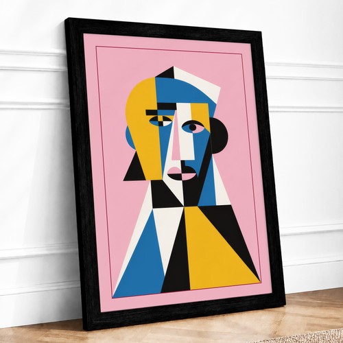Geometric portrait study - portrait,