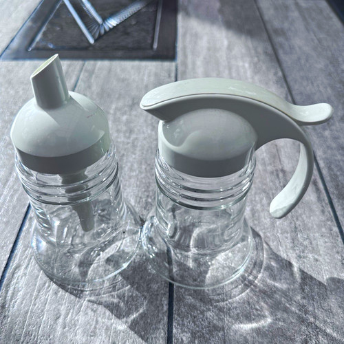 2pc clear plastic sugar - sugar, &