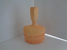 Ceramic scuplture head vase by artist Claire Ireland 4 inches height
