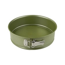 Zenker Springform Cake Tin, 26cm Diameter with High Edge, Tall Rim, Green Vision