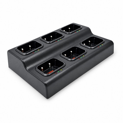 Sepura six bay charger - six,