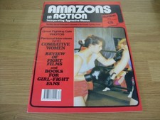 AMAZONS IN ACTION Number 82 - UK Female WRESTLING Nude, Women BOXING etc - RARE