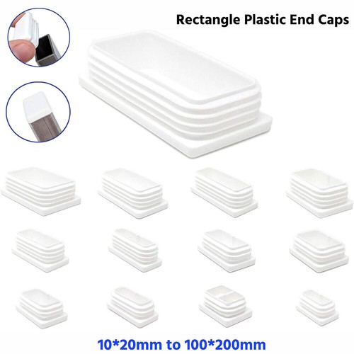 Rectangle plastic end - plastic,