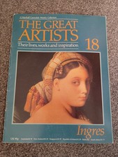 The Great Artists Partwork Magazine No 18 Ingres 1985  Edition