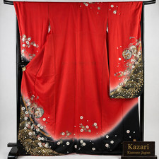 Vintage Japanese Silk Furisode