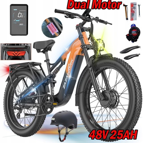 Electric bike dual motor - electric,