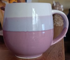 Ceramic Glazed Mug Rustic Pink