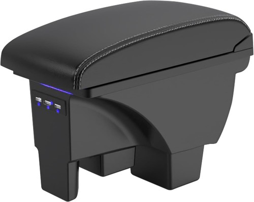 Leather centre console dual - pu,