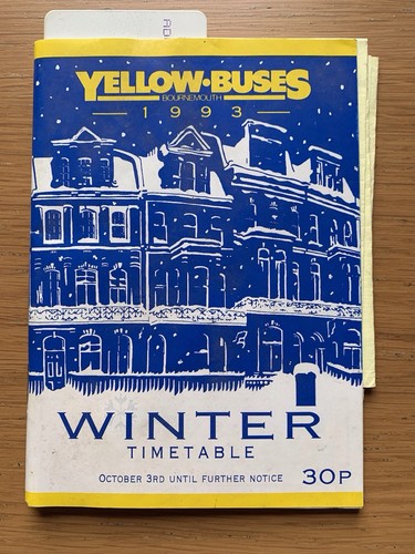 Yellow buses bournemouth - yellow, 1993