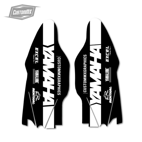 Lower fork guard stickers - lower, to