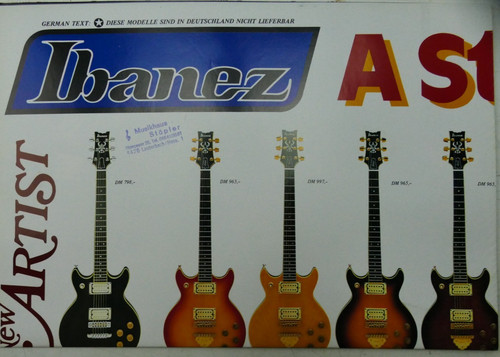 Ibanez artist guitar - artist,