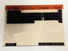 Yamaha DT 125 10V 82 Spare Parts List Microfiche (Feb 82)