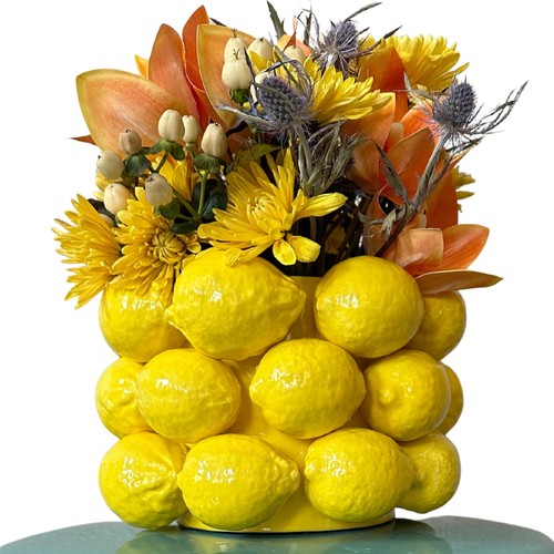 Lemon vase cheery - vase, -cheery