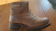 Caterpillar Sequoia 6" St Ankle Boots UK 12Rare Boots Brown