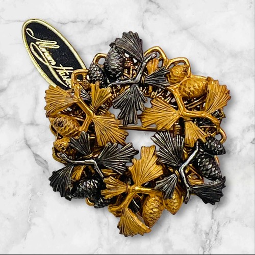 Miriam haskell signed leaf - miriam,