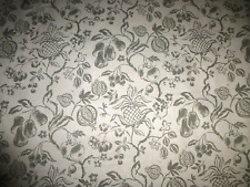 FRYETTS LINEN BLEND FABRIC REMNANT DESIGN TUDOR GARDEN