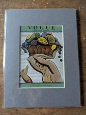 Vintage vogue magazine - vintage, cover