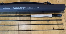 Shakespeare Agility 2 Rise 9’ #4 Weight 4-piece Fly Rod * Mint Condition *￼