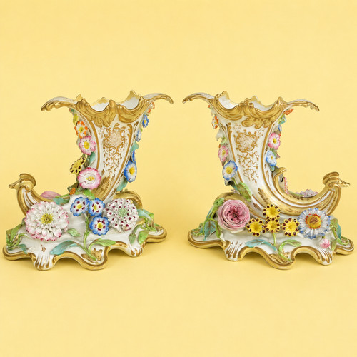 Antique pair coalbrookdale - pair,