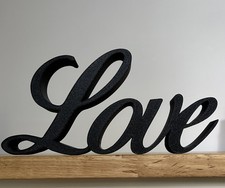 Love Word Home Decor Freestanding Letters Sign ornament or Wall Decoration