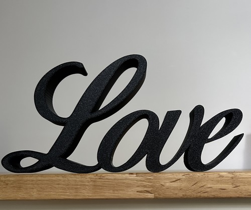 Love word home decor - love,