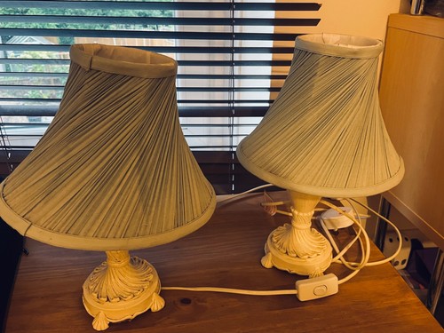 Bedside table lamps next - table,