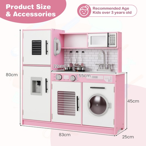 Kids play kitchen set with - play,