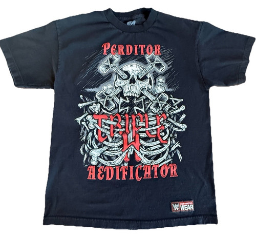 Wwe triple shirt - wwe,