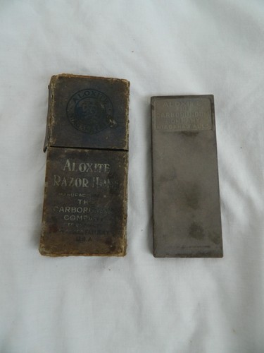 Vintage aloxite razor hone the - vintage, hone.the