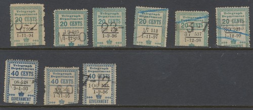 Ceylon telegraph stamps - ceylon,