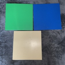 3 x  LEGO base plate Building Board Mat 32 x 32 Studs Used Genuine