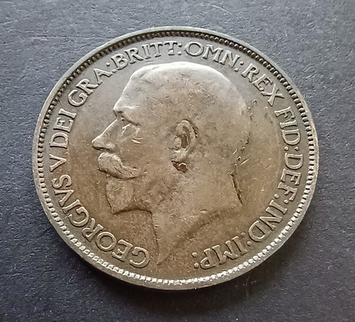 1925 half penny king george - penny,