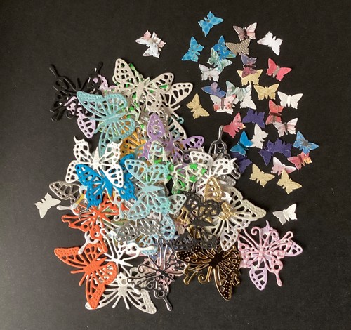 Diecut butterfly toppers - diecut, +
