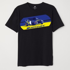 Motamec Subaru Impreza Design Rally Car T-Shirt - Black