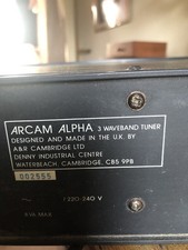 ARCAM Alpha 3 Waveband Tuner