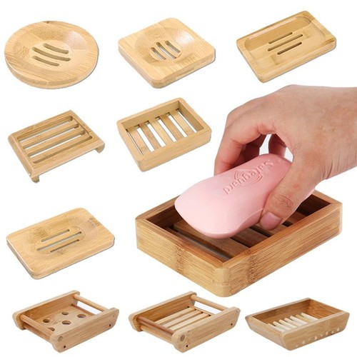 Bamboo wooden soap dish - bamboo,