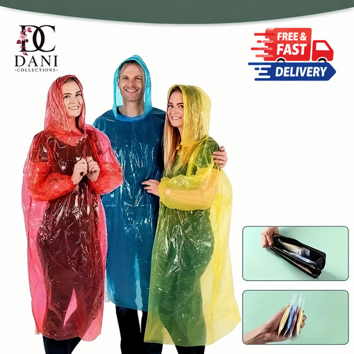 Disposable unisex rain coats - rain,